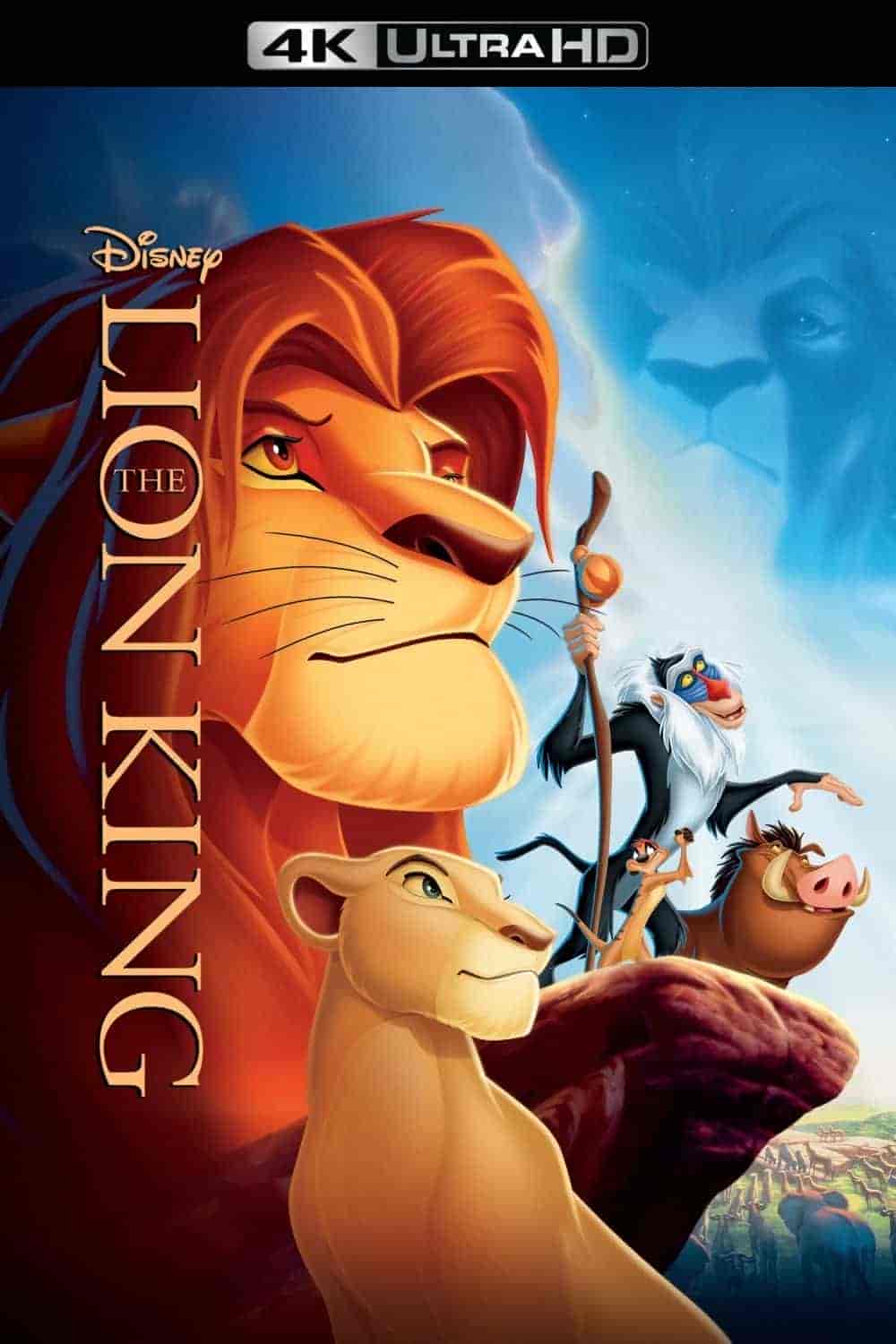 狮子王&nbsp;(1994) 【4K蓝光原盘REMUX】【HDR10&杜比全景声国粤台英四语】内封简繁字幕  [51.3G]