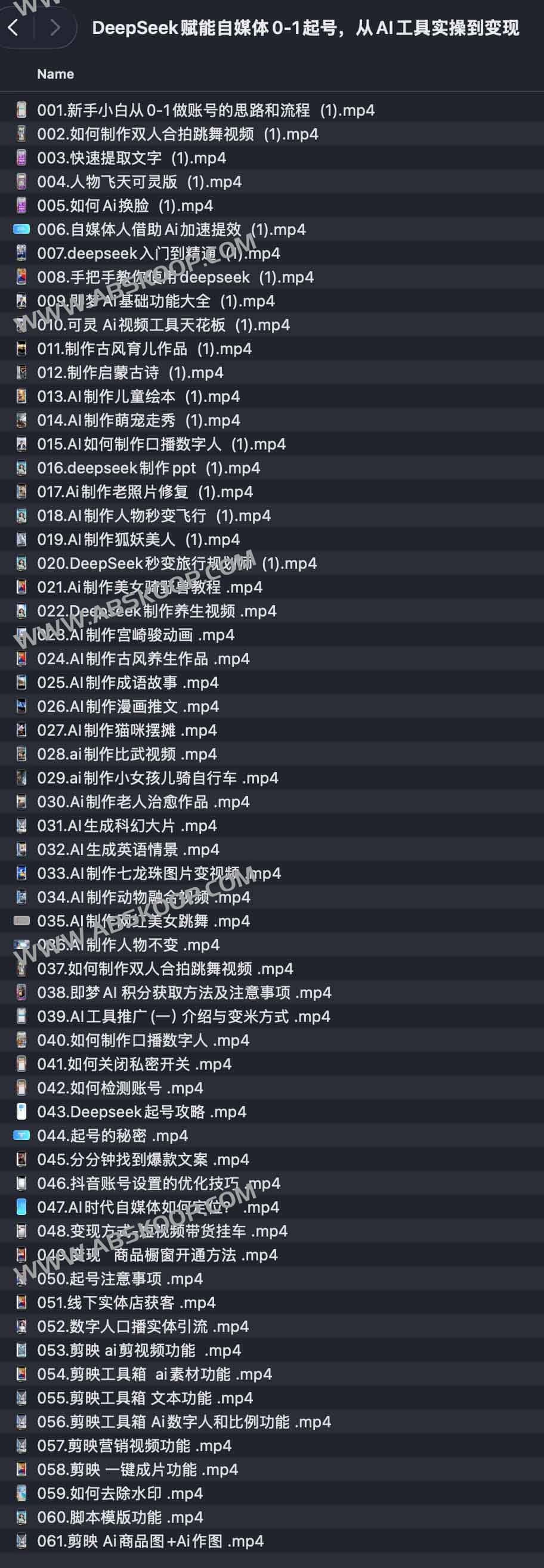 DeepSeek赋能自媒体0-1起号,从AI工具实操到变现 1 DeepSeek赋能自媒体0-1起号,从AI工具实操到变现